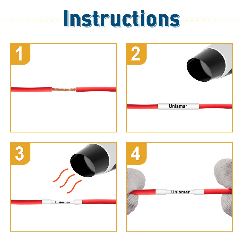 Băng Keo Co Nhiệt HSe-631 hse631 hse621 hse611 Hpe641 Hpe651 Đen Vàng 5.8mm 8.8mm 11.7mm Cho Máy In Nhãn Brother PTP750WVP