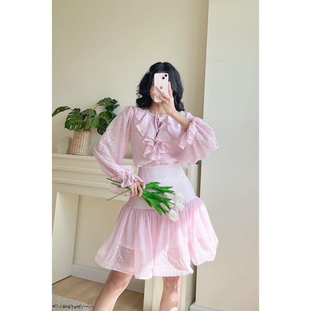 Đầm Kiểu Nữ Bèo Ngực - EDINI - D1500