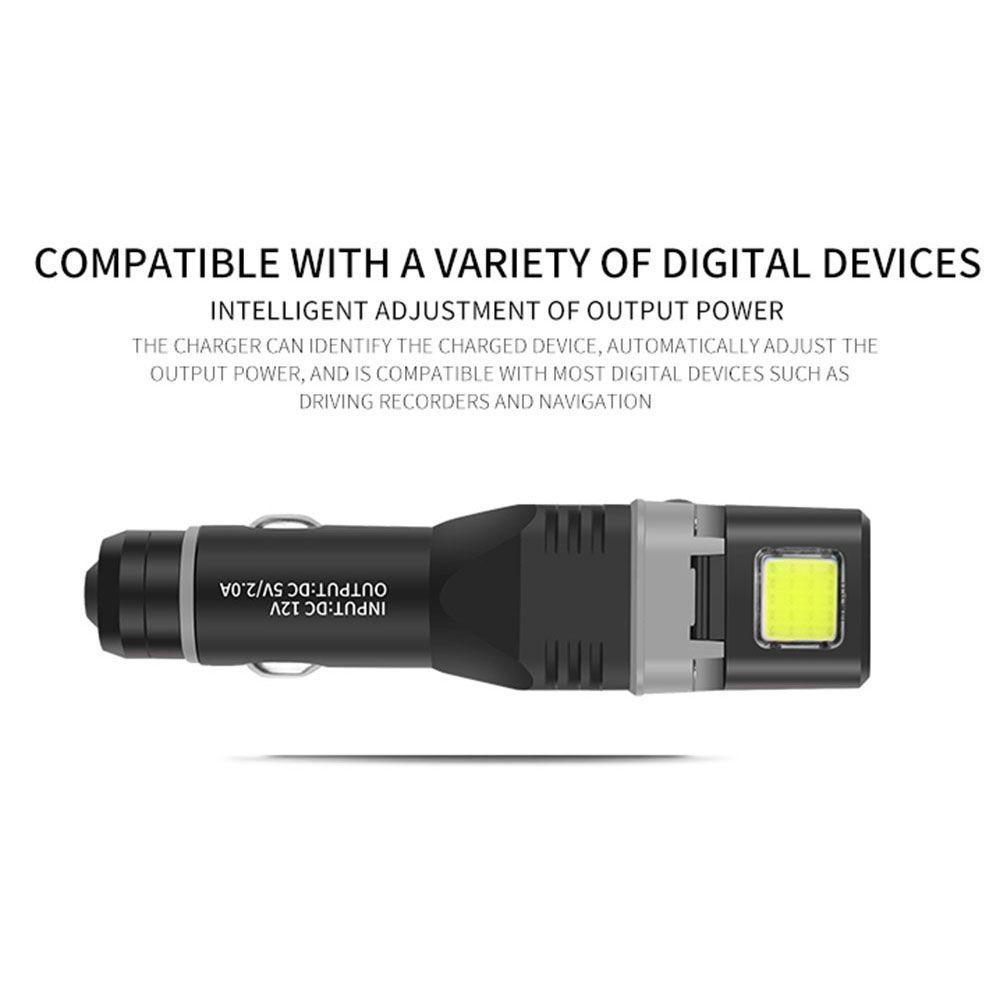 Đèn Pin LED Siêu Sáng XPG + Cob Công Suất Cao Tiện Dụng Cho Xe Hơi