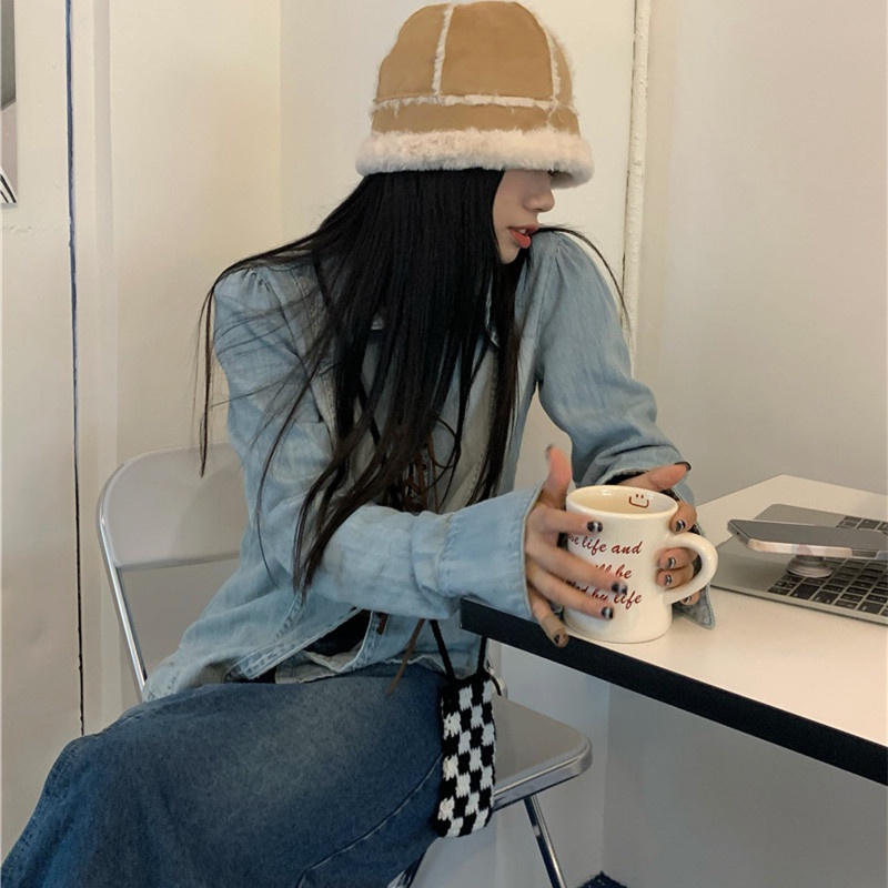 Áo Khoác Denim Tay Dài Chống Nắng Thời Trang Mùa Hè Quyến Rũ Cho Nữ