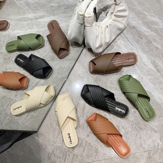 Dép nhựa thời trang Quai Chéo nhiều màu