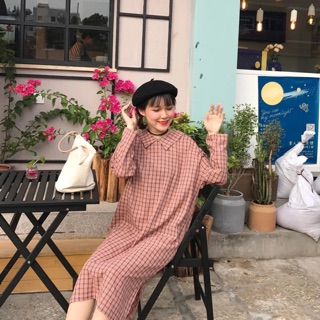 Váy sơmi caro