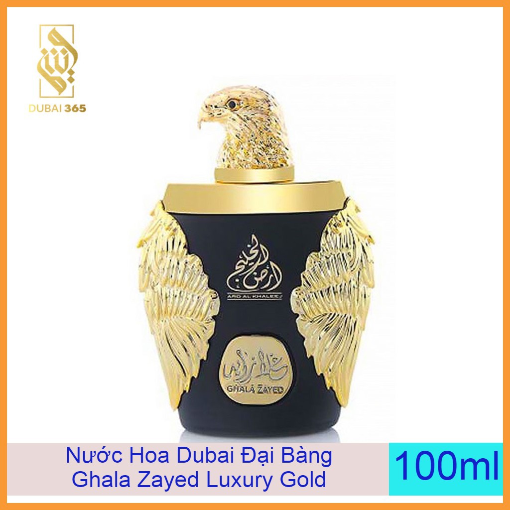 Nước Hoa Dubai Đại Bàng Ghala Zayed Luxury Gold Dành Cho Nam - 100ml