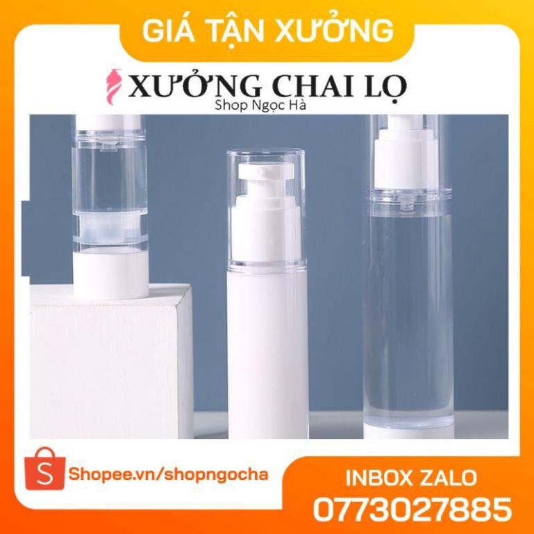 Chai Chiết Mĩ Phẩm ❤ GIÁ TỐT NHẤT ❤ Chai nhựa hút chân không xịt phun sương 5ml,10ml,15ml,30ml,50ml chiết mỹ phẩm .