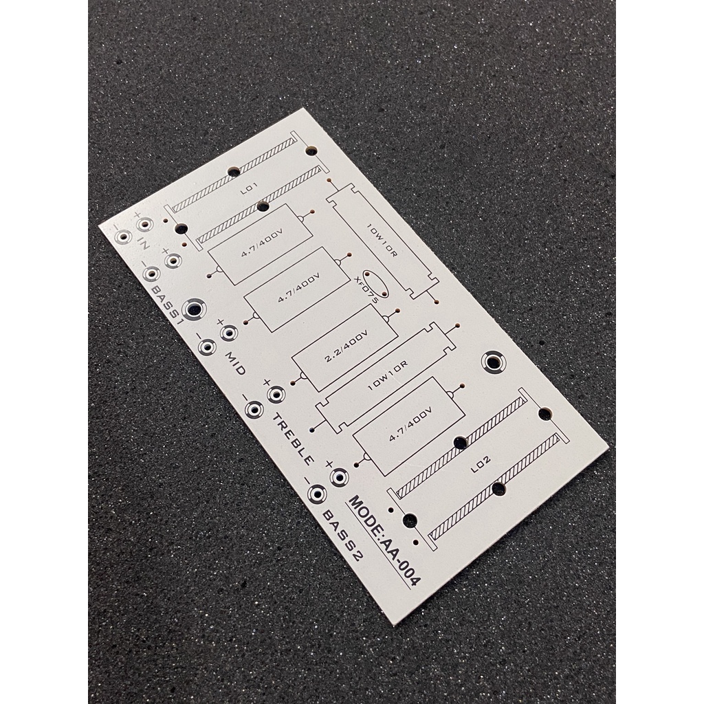 Bo mạch in PCB phân tần 2 bass 1 trung 1 treble