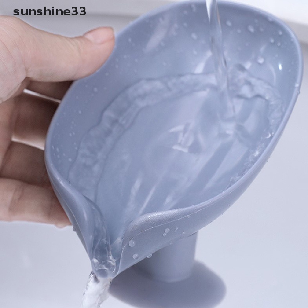 Giá Đỡ Xà Phòng Hình Chiếc Lá Dành Cho Phòng Tắm