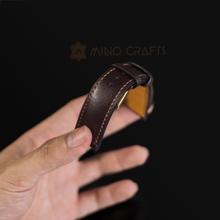 Dây da đồng hồ handmade - Đồ da thủ công - Tùy chỉnh theo size đồng hồ khách