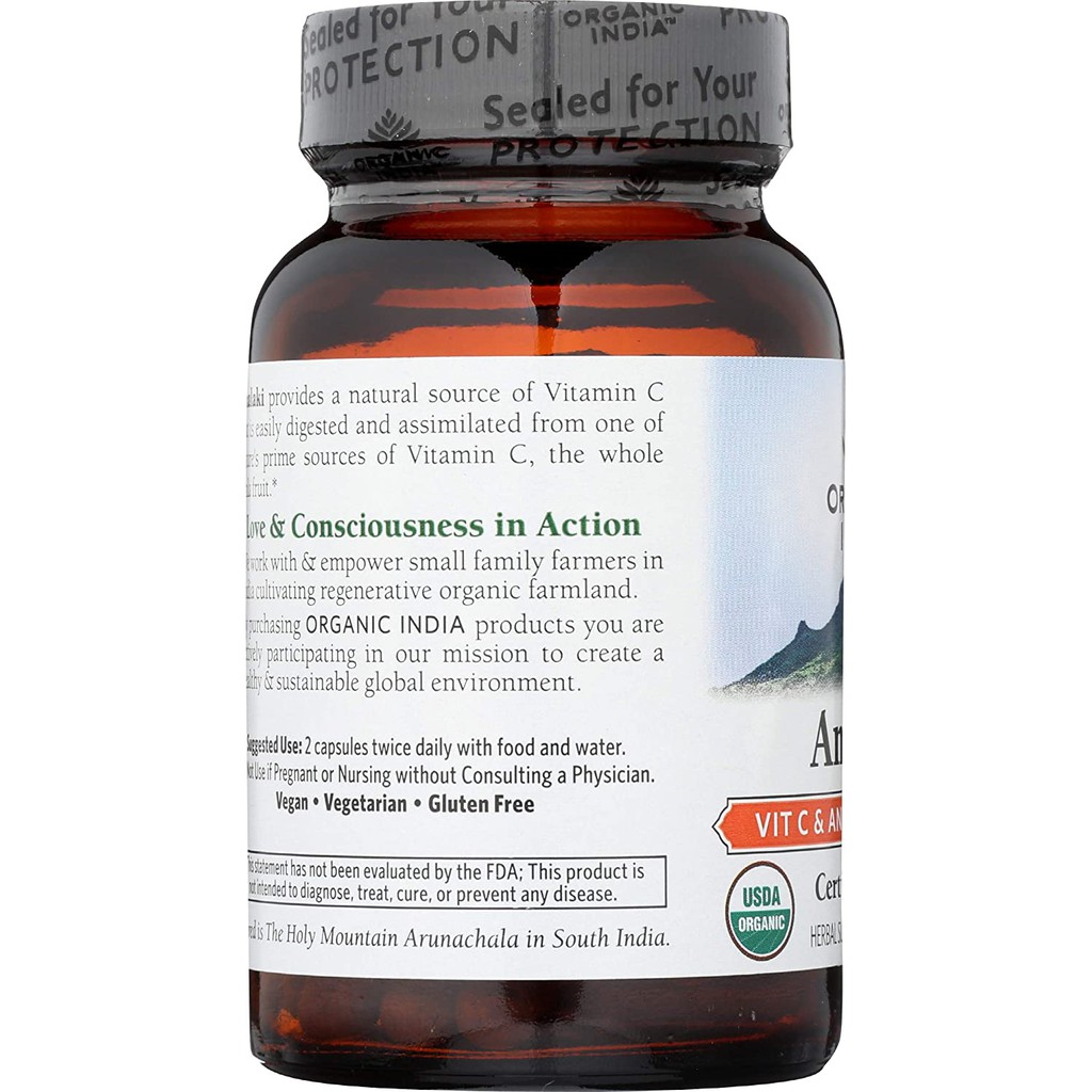 Viên Vitamin C Hữu Cơ Amalaki Organic India