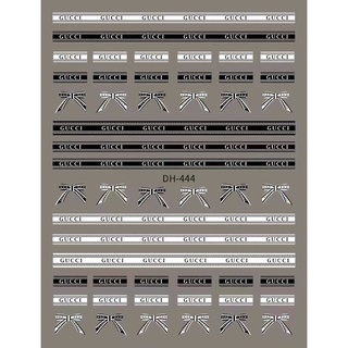 sticker 3d dán móng thương hiệu hot mới trang trí móng