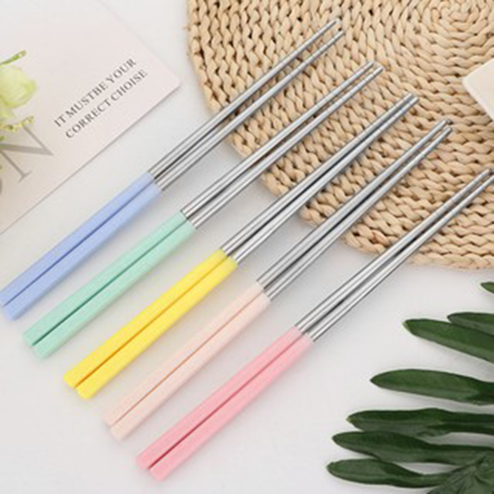 Cặp đũa ăn bằng thép không gỉ cao cấp