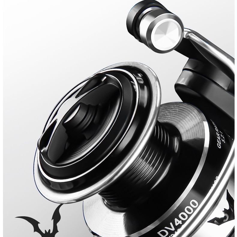 Mavllos Cuốn Thừng Câu Cá Máy Câu Cá Kim Loại Mavllos Dark Knight 1000-7000 15kg Max Drag 5.2: 1