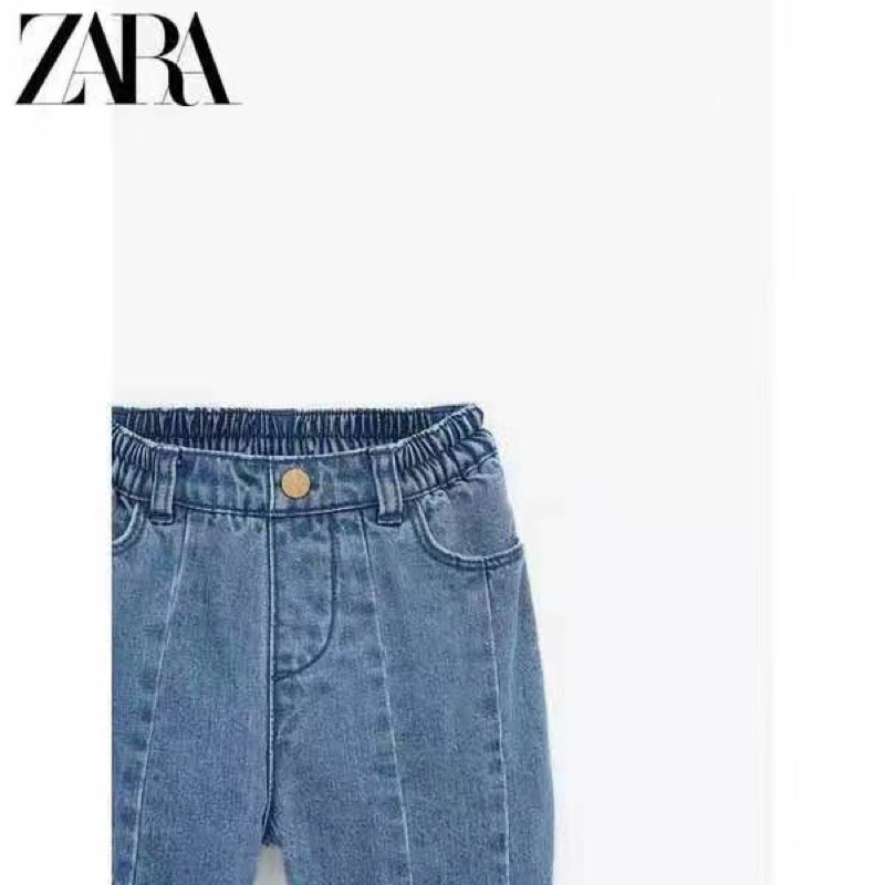 Quần bò dài jogger Zara xuất 1-5Y (có clip, ảnh thật)