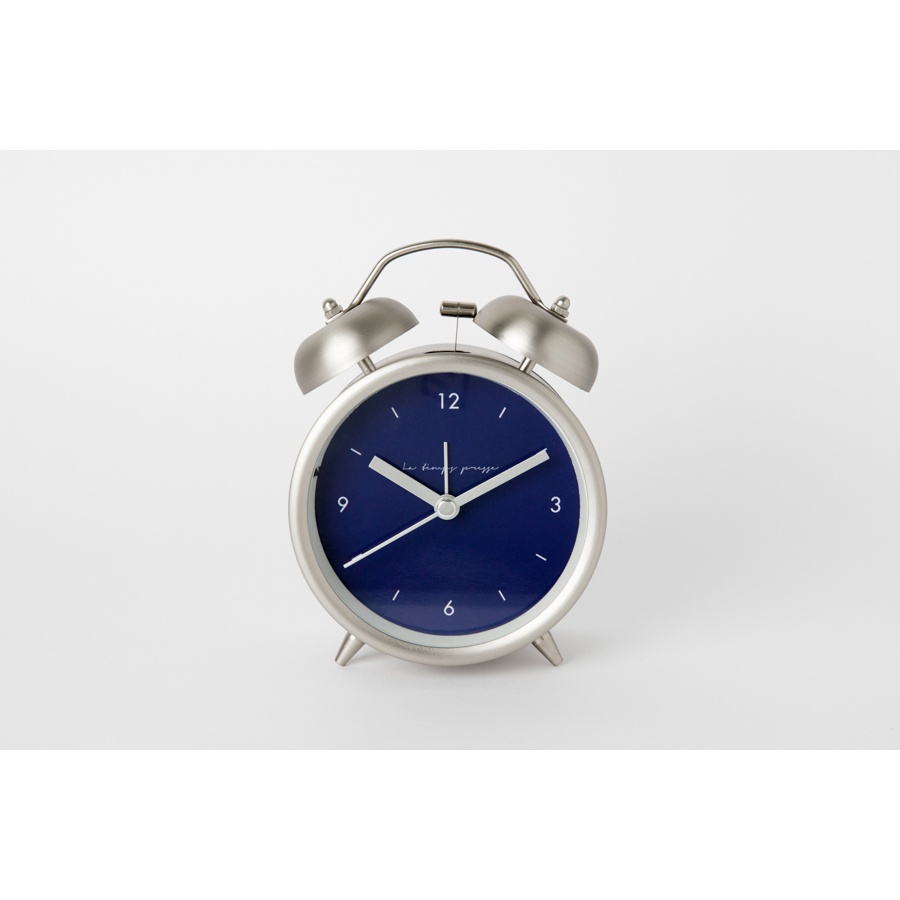 Đồng Hồ Để Bàn ARTBOX Hàn Quốc Bằng Kim Loại Mặt Nhám Màu Bạc (Lớn)