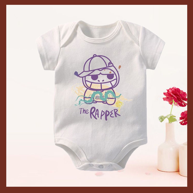 RapperĐồ Bộ Bé Trai Đồ Bộ Bé Trai Áo Rắm Quần Áo Trẻ Em Trẻ Sơ Sinh Đồng Bằng Jumpsuit Một Nửa Tay Leo Núi Phiên Bản Hàn Quốc Của Cô Gái Ăn Mặc Quần Áo Rắm Bông Bé Ngắn Tay Áo Bướm Quần Áo