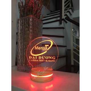 ĐÈN LED 3D in logo thương hiệu