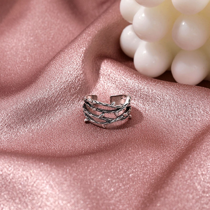 Nhẫn Hở Nhiều Lớp Màu Sắc Đa Dạng