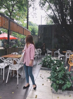 Áo sơ mi fom rộng