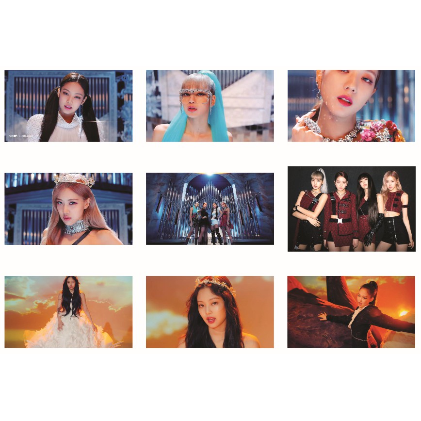 Lomo card 54 ảnh BLACKPINK - MV KILL THIS LOVE Có ảnh thật