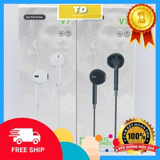 [Ảnh Thật Tự Chụp]Tai Nghe Dây Sendem V7