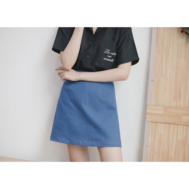 pass váy denim Janet Studio size S