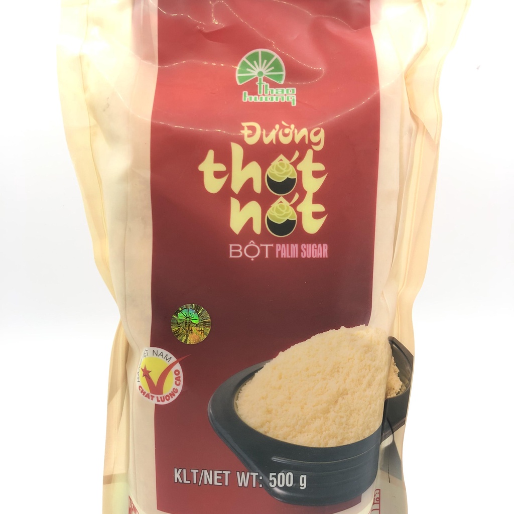 Đường thốt nốt bột nguyên chất đường thô dạng bột Thảo Hương  500g