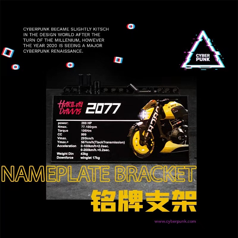 Đồ chơi Lắp ráp mô hình Technic XE MOTO 10506 Harley punk 2017 mẫu cá tính