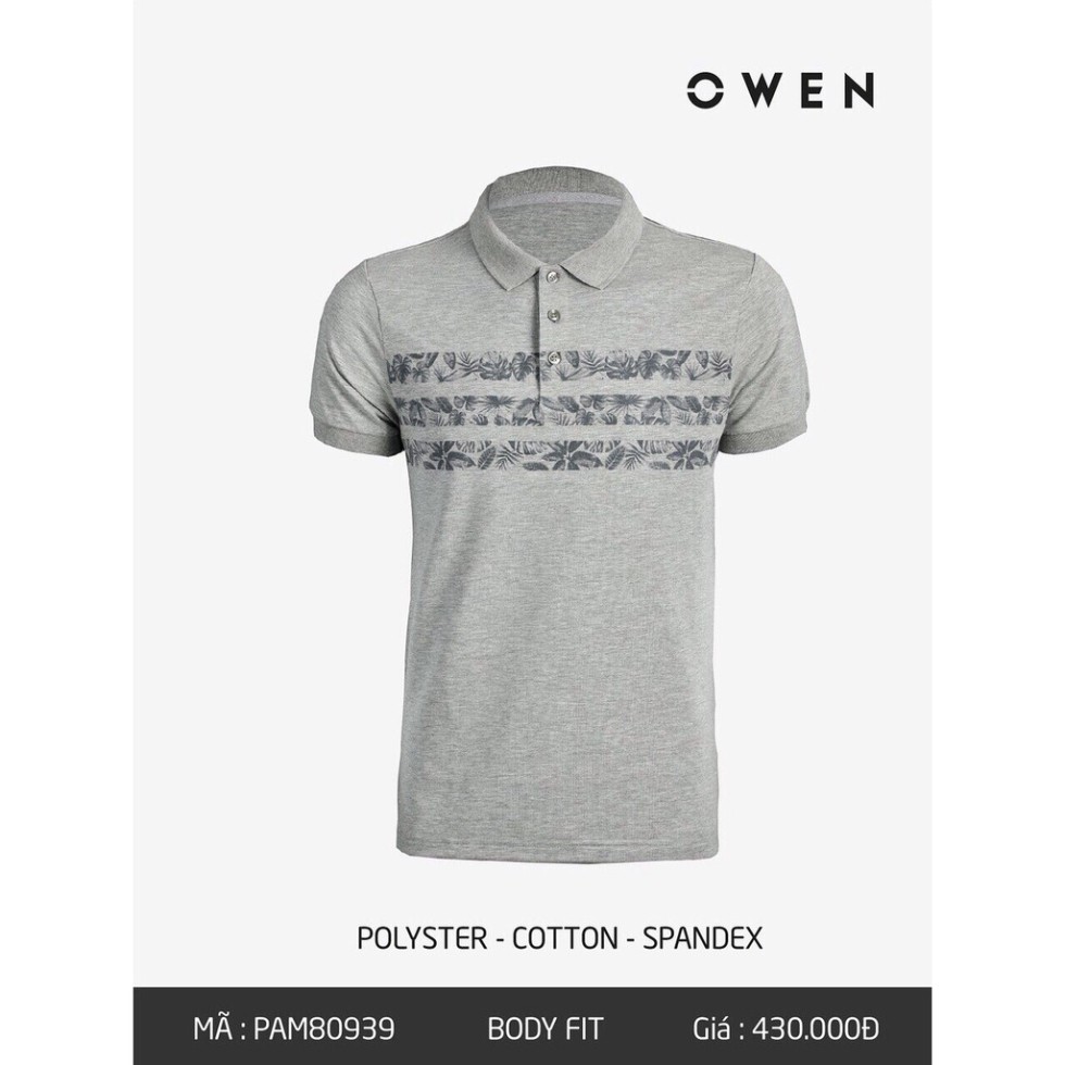 Áo Polo cộc tay Owen - Áo thun có cổ nam 80939 [Cam kết chính hãng]