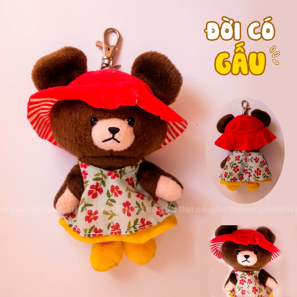 Móc khóa nhồi bông Nhật nhân vật San-X: Cinnamoroll, Sanrio, Mamegoma...