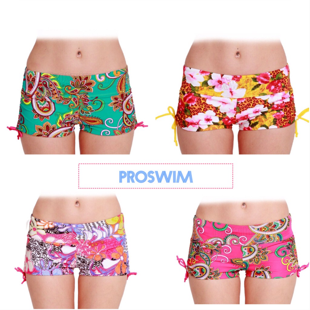 Quần Bơi Nữ Hoạ Tiết Có Chun Có Dây Rút Lưng Cạp Cao Chính Hãng Sbart | BigBuy360 - bigbuy360.vn