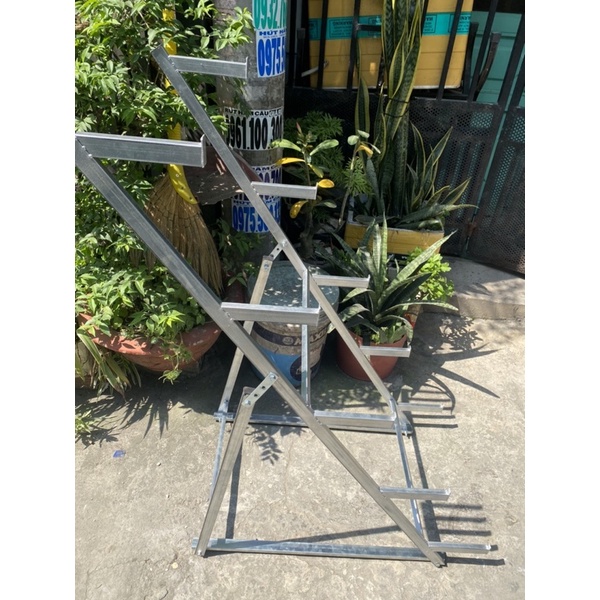 Kệ Trồng Rau 5 Tầng Đỡ Chậu Dài Thông Minh