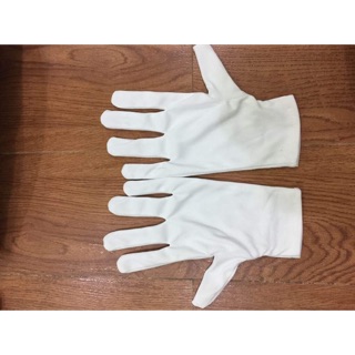 Combo 10 đôi găng tay thun trắng ( sẹc xây)