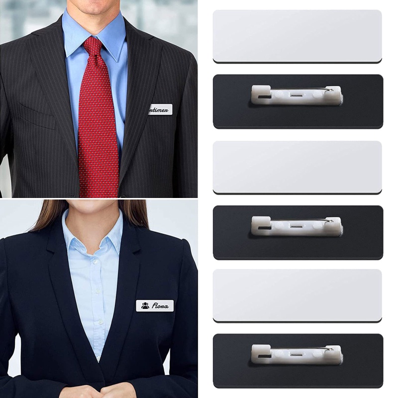 Bảng Tên Kèm Ghim Tùy Chỉnh Tiện Dụng Cho Trường Học / Văn Phòng