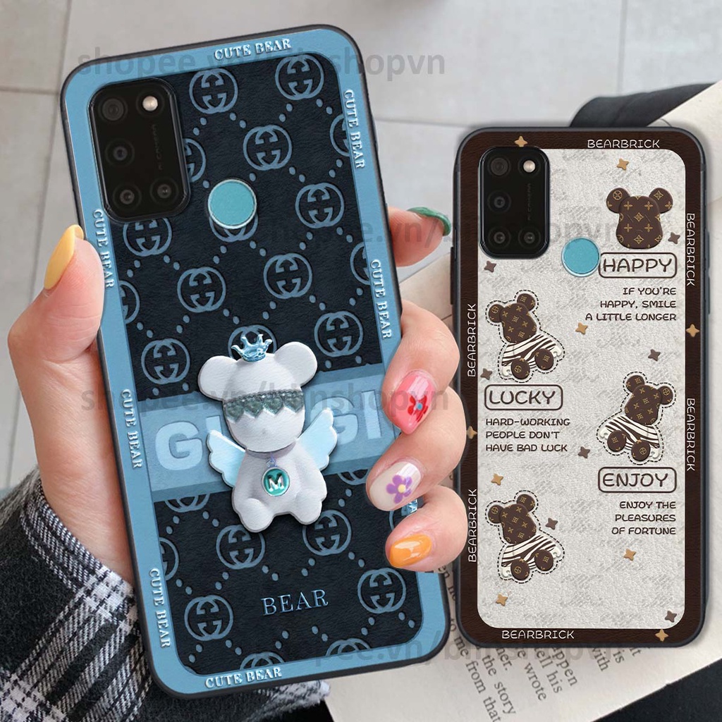 Ốp Realme C17 / 7i hình gấu bear brick đẹp độc lạ, thời trang, cá tính