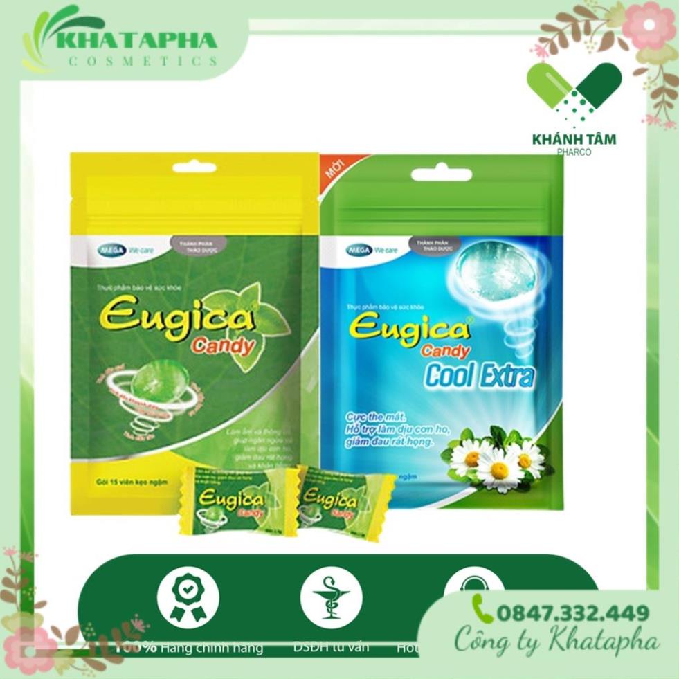 !  - EugicaKẹo Eugica CandCandy Cool Extray  (Bịch 15 viên)