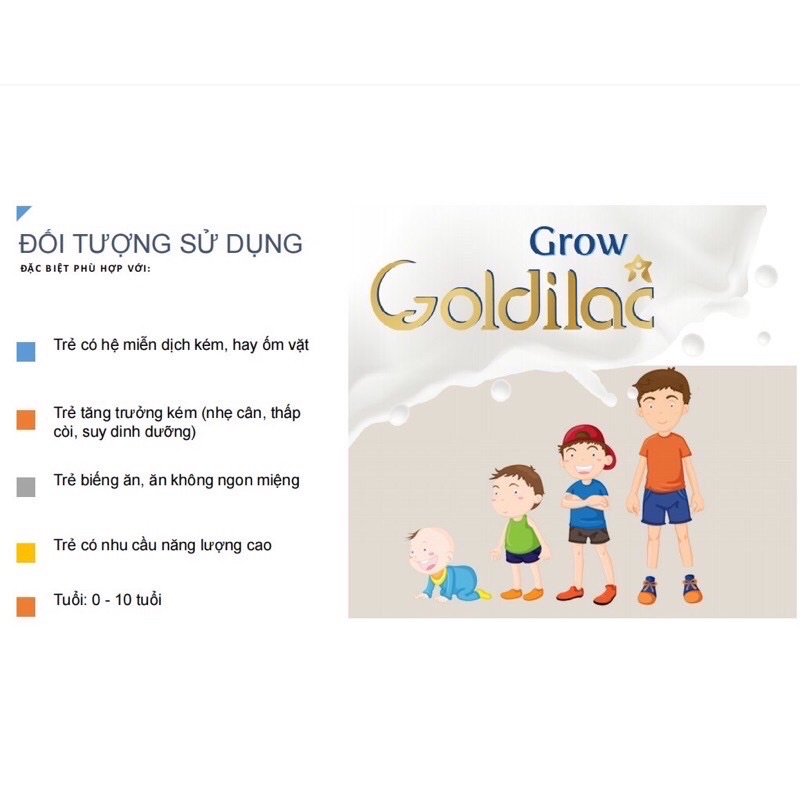 Sữa non tổ yến Goldilac - giúp con ăn khỏe, ngủ ngon, tăng cân tốt