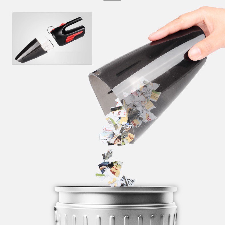 Máy hút bụi ô tô cầm tay dùng điện 12 - 24V công suất 120W - Hút siêu khỏe