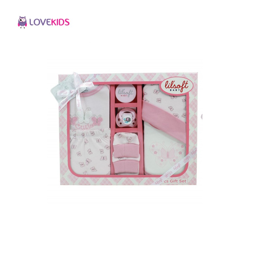 Set quà tặng sơ sinh cao cấp 7 chi tiết - Lovekids