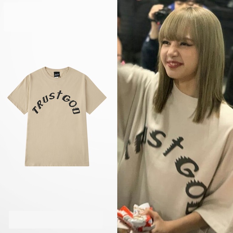 Áo Lisa Blackpink [Áo thun unisex tay lỡ] Áo phông nữ form rộng tay lỡ đẹp chất cotton xịn unisex