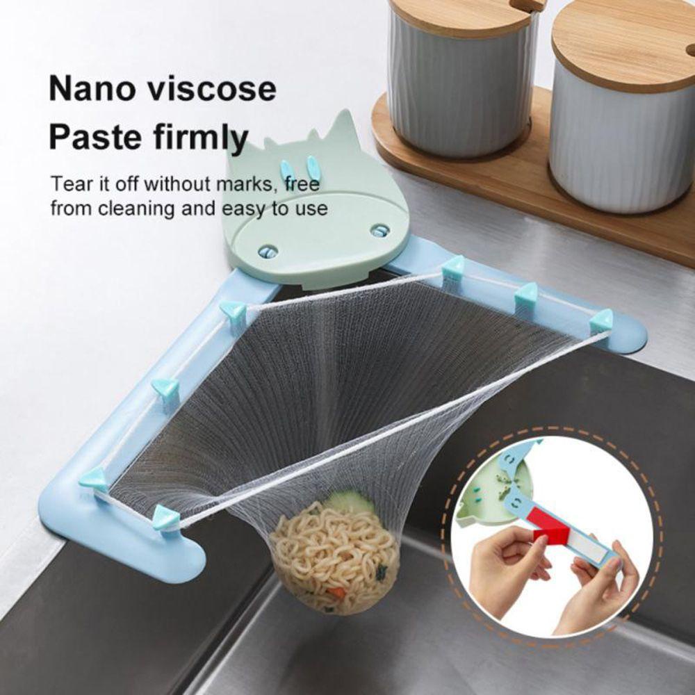Túi Lưới Lọc Rác Hình Tam Giác Dùng Một Lần Chống Tắc Nghẽn Tiện Dụng
