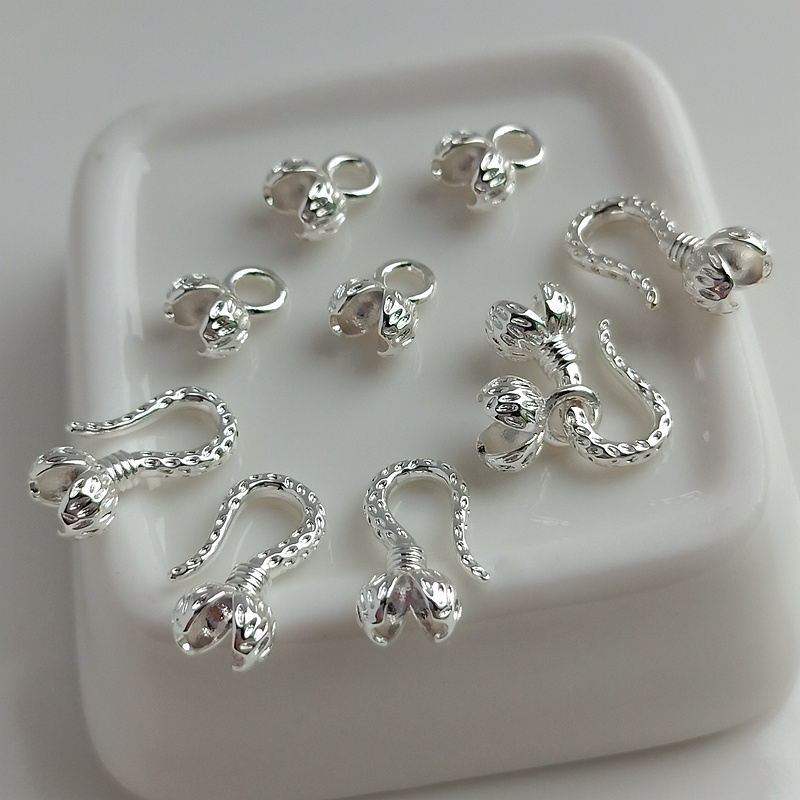 Phụ Kiện Khóa Cài Cho Túi Xách/ Vòng Tay Màu Bạc DIY