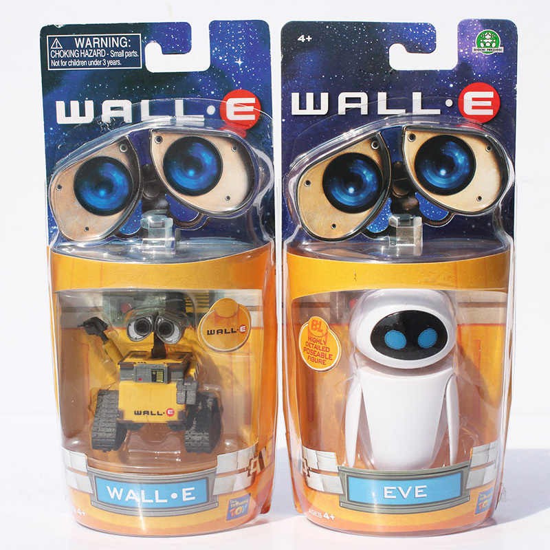 Mô hình Wall-E và Eve - Rô bốt biết yêu - Trang trí bàn làm việc cực xinh