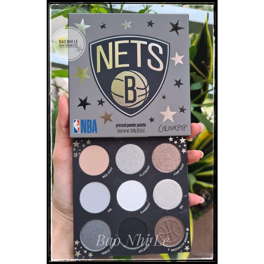 Bảng phấn mắt Colourpop 9 ô Brooklyn Nets