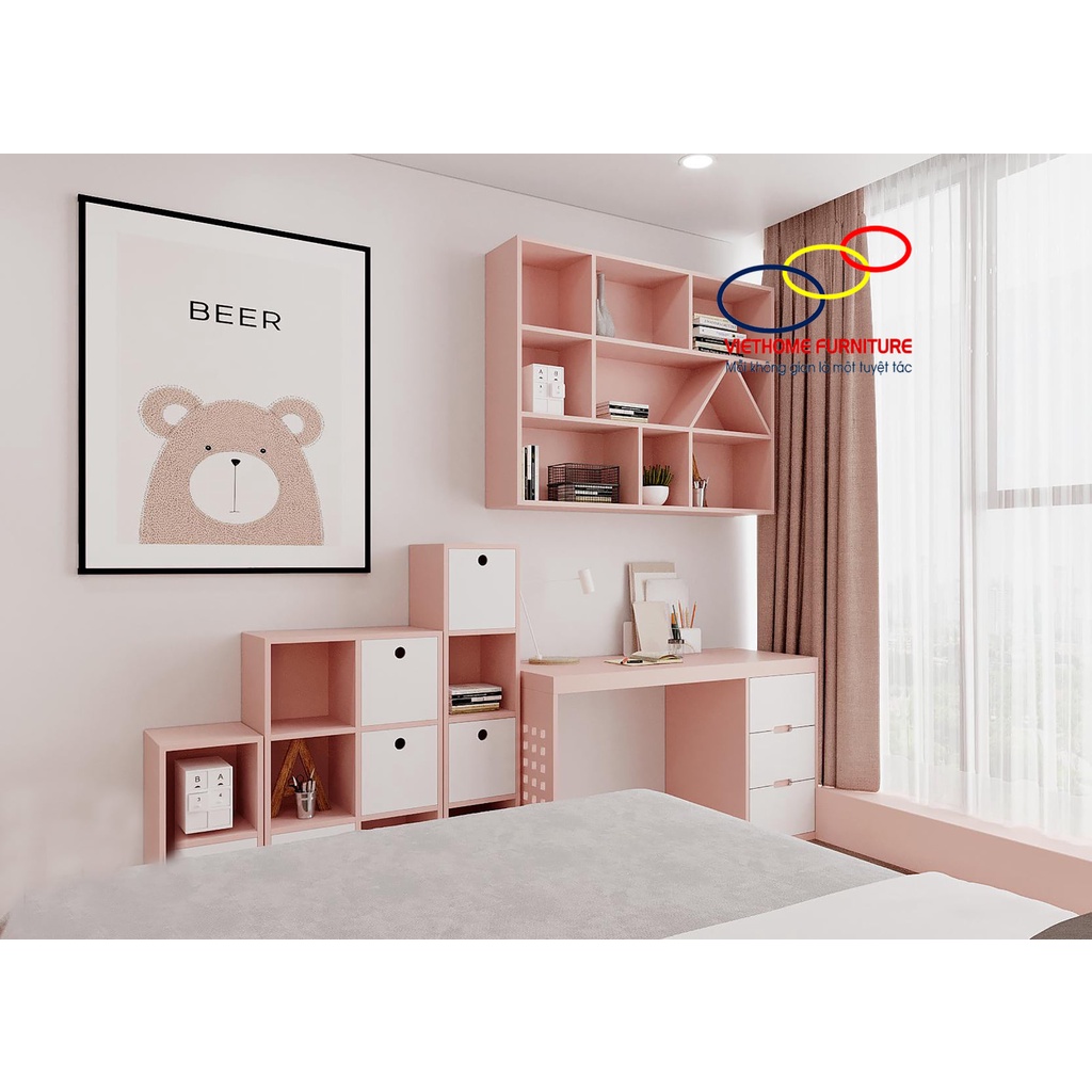 Nội thất phòng ngủ cho bé trai và bé gái cực đáng yêu Viethome - Nội thất Viethome bảo hành & bảo trì sản phẩm 6 năm