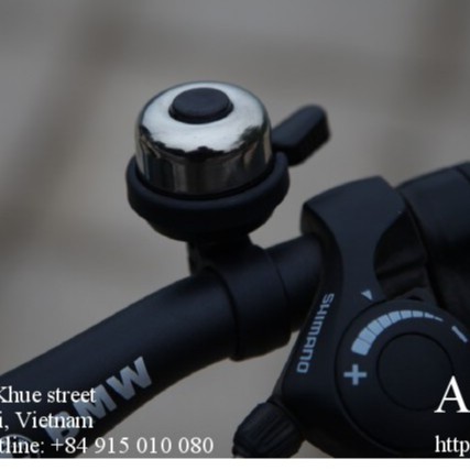 Chuông xe đạp thể thao đồng nguyên chất tiếng ngân vang