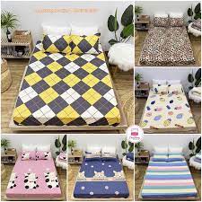 10 bộ Ga Trải Giường Lụa Cotton M6/M8 Nhiều Mẫu