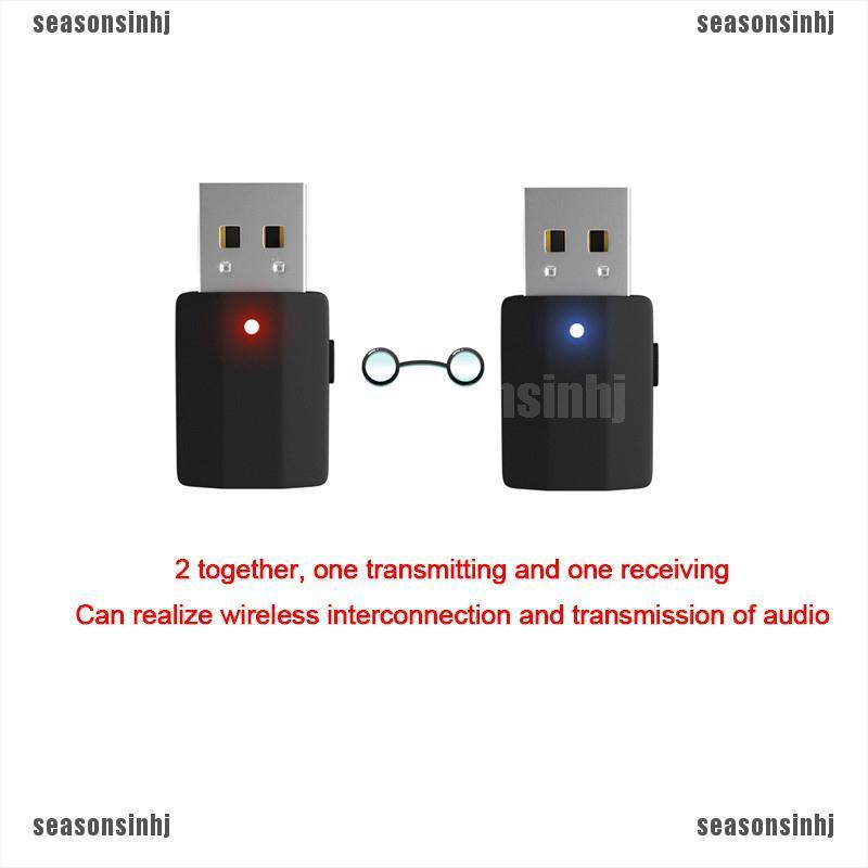 Usb Bluetooth 5.0 Nhận Tín Hiệu 2 Trong 1 Với Giắc Cắm 3.5mm