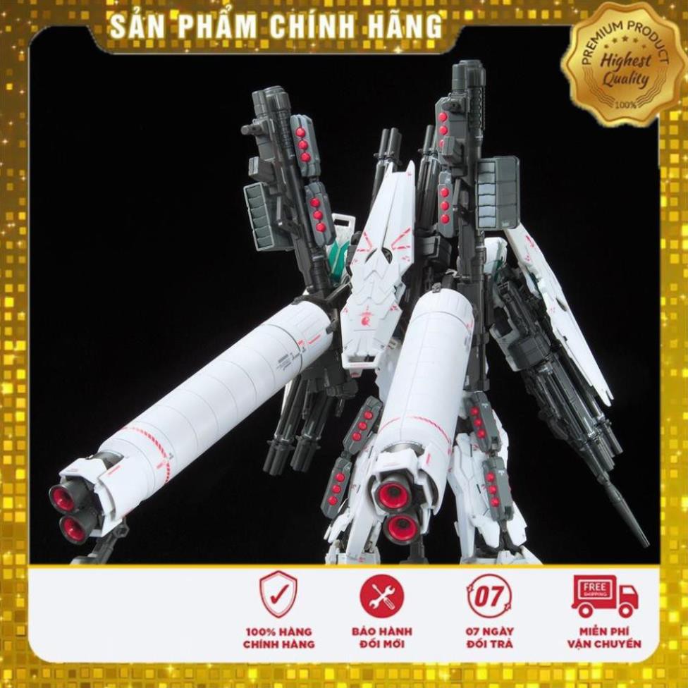 Đồ chơi mô hình - Gundam Bandai Rg Unicorn Full Armor 1/144 UC Lắp Ráp Anime Nhật