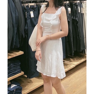 Đầm vải cotton trắng Ruchan