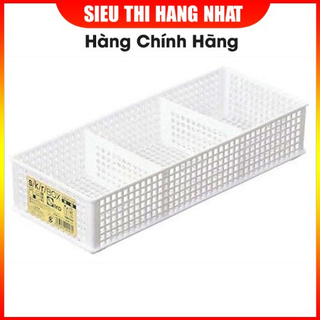 Khay đựng vật dụng chia ngăn dạng lưới màu trắng