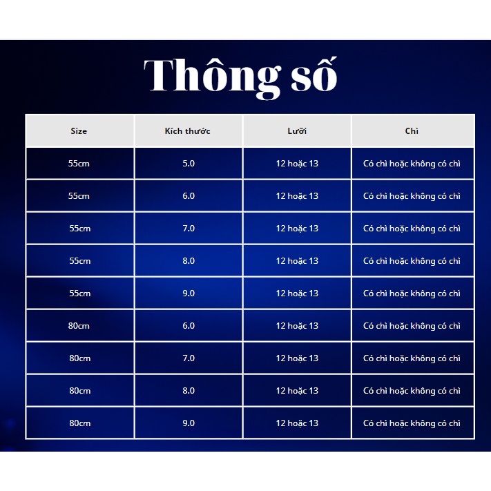 Thẻo Câu Đài Làm Sẵn - Đài Câu Thích